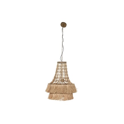 Lámpara de Techo Home ESPRIT Natural Yute Metal 50 W 50,5 x 50,5 x 14