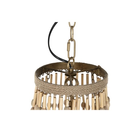 Ceiling Light Home ESPRIT Natural Jute Metal 50 W 50,5 x 50,5 x 148 cm 2
