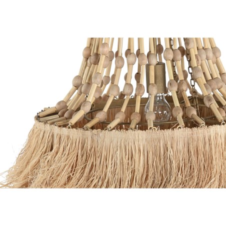 Plafondlamp Home ESPRIT Natuurlijk Jute Metaal 50 W 50,5 x 50,5 x 148