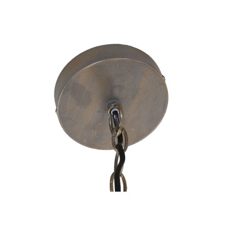 Lampadario Home ESPRIT Marrone Naturale Legno Metallo 50 W 53 x 53 x 1