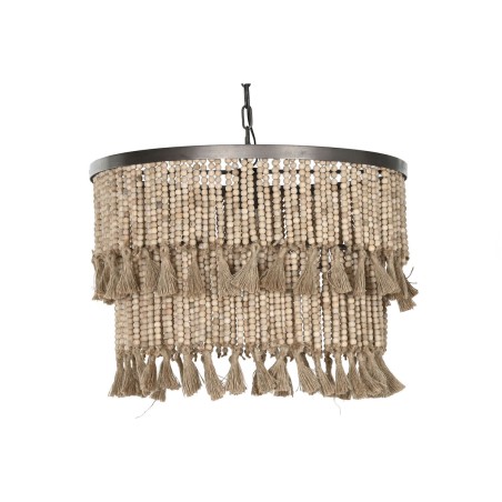 Deckenlampe Home ESPRIT Braun natürlich Holz Metall 50 W 61 x 61 x 11