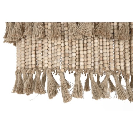 Suspension Home ESPRIT Marron Naturel Bois Métal 50 W 61 x 61 x 117 c