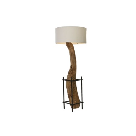 Plafondlamp Home ESPRIT Ijzer Teakhout 65 x 65 x 50 cm