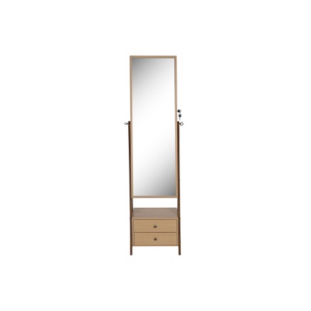 Joyero de Pie Home ESPRIT Natural Madera MDF 40 x 36 x 154 cm 2