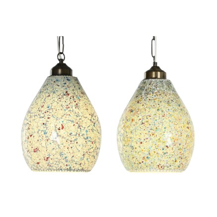 Ceiling Light Home ESPRIT Green Sky blue Metal Crystal 25 W 23 x 23 x 2