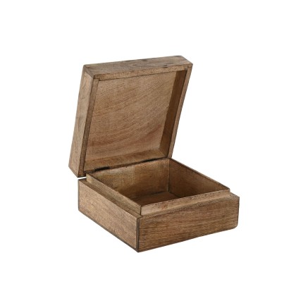Caja-Joyero Home ESPRIT Multicolor Madera de mango 17,5 x 17,5 x 8 cm 2