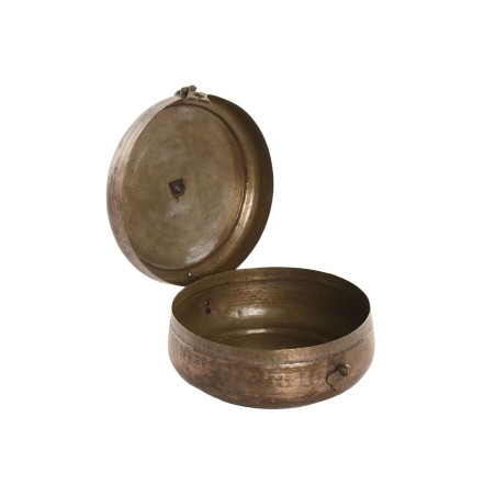 Scatola-Portagioie Home ESPRIT Rame Ottone 25 x 25 x 10 cm