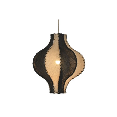 Lámpara de Techo Home ESPRIT Bicolor Yute Cuerda Hierro 25 W 50 x 50