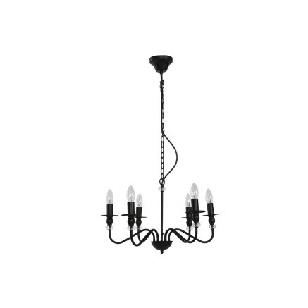 Deckenlampe Home ESPRIT Schwarz Metall 25 W 54 x 54 x 46 cm