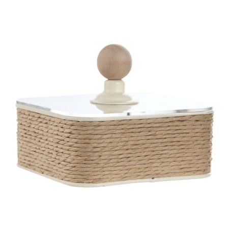 Boîte à bijoux Home ESPRIT Marron Clair Métal 16 x 16 x 11 cm (2 Pi
