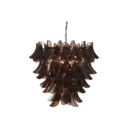 Ceiling Light Home ESPRIT Brown Silver Crystal Steel 25 W 80 x 80 x 80 2