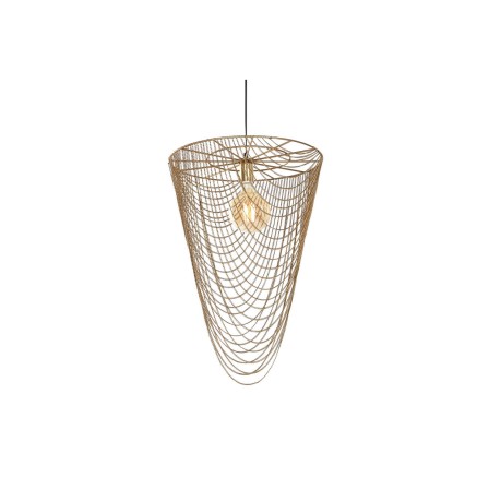 Ceiling Light Home ESPRIT Golden Iron 46 x 46 x 69 cm 2