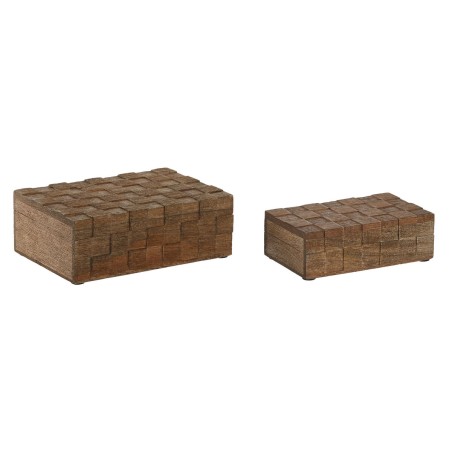 Box-Schmuckkästchen Home ESPRIT natürlich Mango-Holz (2 Stücke)