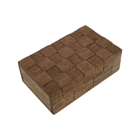 Caja-Joyero Home ESPRIT Natural Madera de mango (2 Piezas)