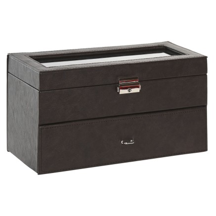Box-Schmuckkästchen Home ESPRIT Braun Polyurethan Kristall Holz MDF 2 2