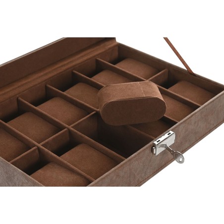Box-Schmuckkästchen Home ESPRIT Braun Polyurethan Kristall Holz MDF 3