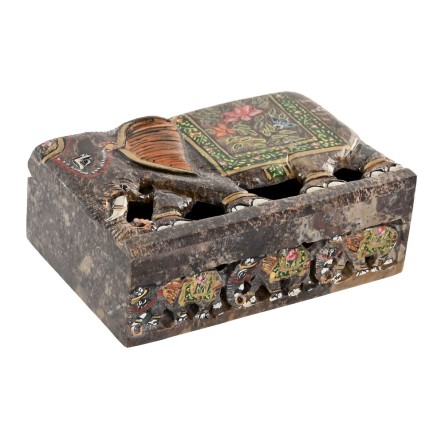 Box-Schmuckkästchen Home ESPRIT Braun Bunt 15 X 10 X 5,5 CM