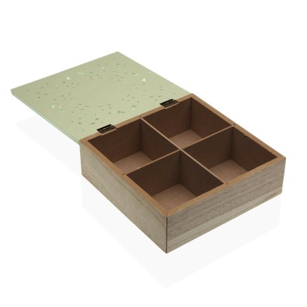Doos-Juwelenkistje Versa Mandala Hout MDF (20 x 7 x 20 cm) 2