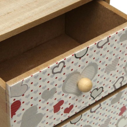 Scatola-Portagioie Versa Cuori (12 x 25 x 16 cm) 2