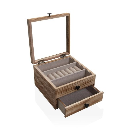 Scatola-Portagioie Versa Legno di paulownia 21 x 7 x 30 cm