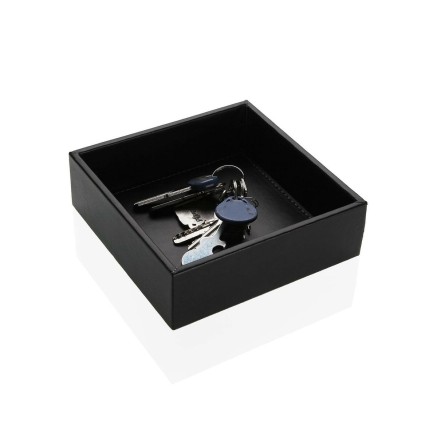 Valet Tray Versa Black 16 x 5 x 16 cm 2