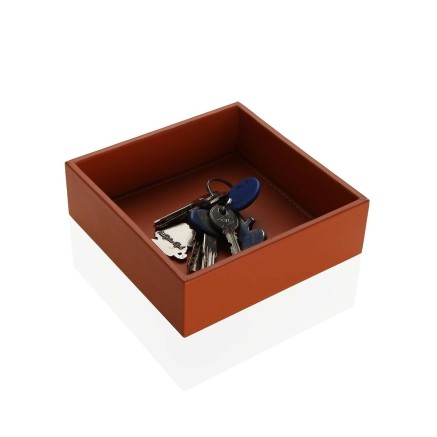 Valet Tray Versa Terracotta 16 x 5 x 16 cm 2