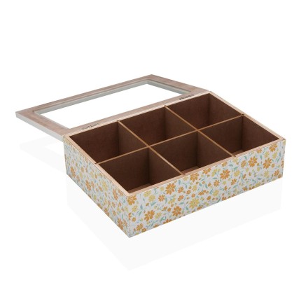 Doos-Juwelenkistje Versa Hout 17 x 7 x 24 cm 2