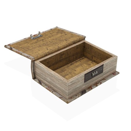 Scatola-Portagioie Versa Tela Legno MDF 7 x 22 x 16 cm Uccello