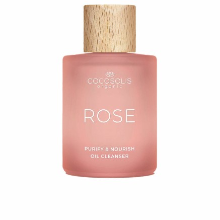 Huile démaquillante Cocosolis Rose 50 ml Purificatrice Nutrition