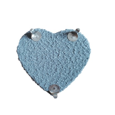 Boîte à bijoux Versa Gris Polyester Métal Miroir Bois MDF 16 X 13,5 2