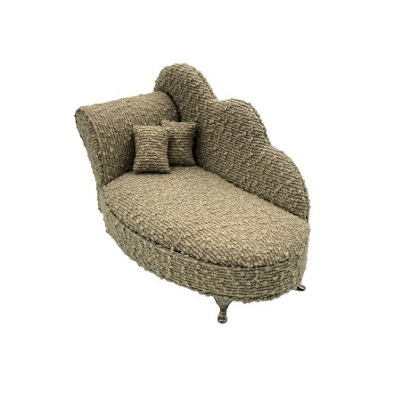 Boîte à bijoux Versa Gris Polyester Métal Miroir Bois MDF 12,5 X 17