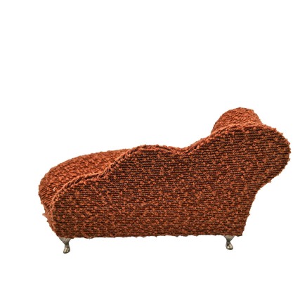 Boîte à bijoux Versa Rouge Polyester Métal Miroir Bois MDF 12,5 X 1 2