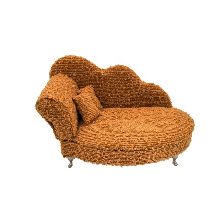 Scatola-Portagioie Versa Senape Poliestere Metallo Specchio Legno MDF