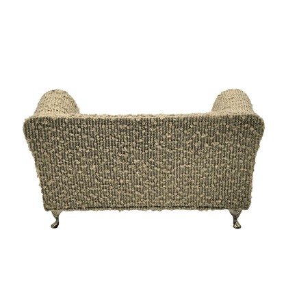 Box-Schmuckkästchen Versa Grau Polyester Metall Spiegel Holz MDF 9,5 2