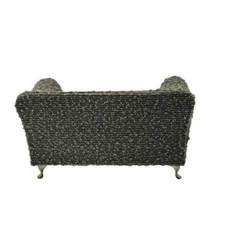 Boîte à bijoux Versa Gris Polyester Métal Miroir Bois MDF 9,5 X 12,
