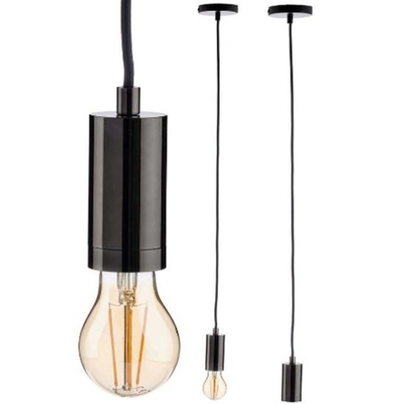Ceiling Light Gift Decor WS-A004 WS-A004 Black 60 W (6 Units)