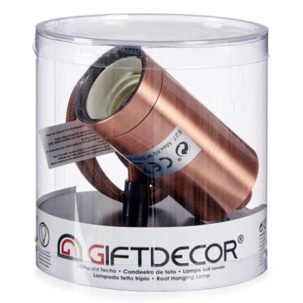 Lámpara de Techo Gift Decor WS-A004 WS-A004 Bronce 60 W (6 Unidades) 2