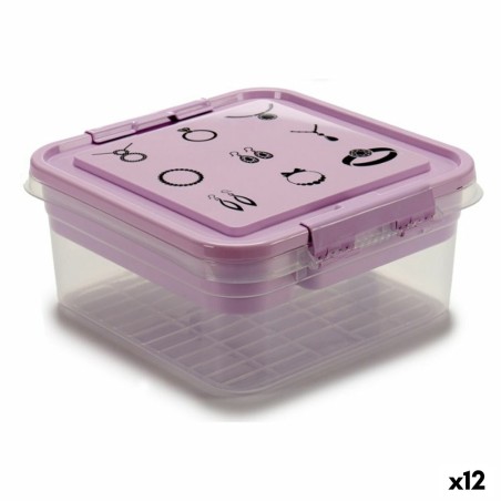 Boîte à bijoux Gondol G-610 B G-610 B Violet Transparent Plastique 2