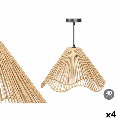 Lampadario Gift Decor 23B545C 23B545C Nero Naturale Metallo Carta Plas