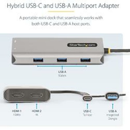 Kit de réparation Startech 167B-USBC-MULTIPORT