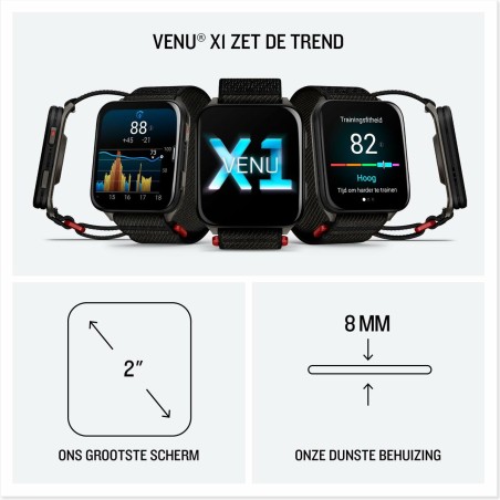Smartwatch GARMIN 010-02980-02 Schwarz Tafel 2"