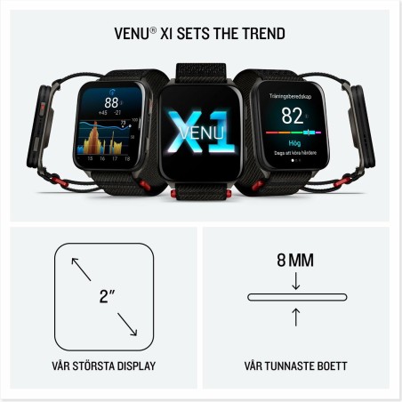 Montre intelligente GARMIN 010-02980-02 Noir Ardoise 2"