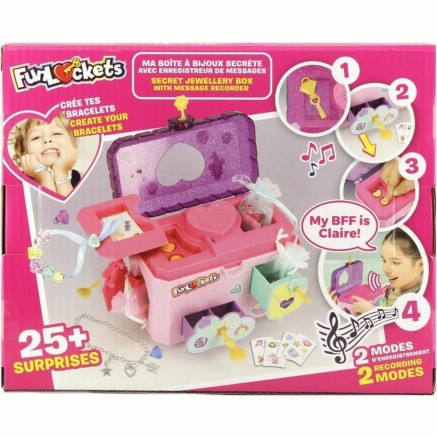 Boîte à bijoux Funlockets Multicouleur Rose Plastique 2