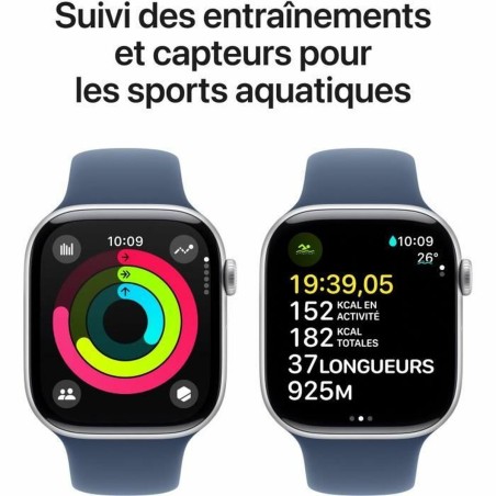 Smartwatch Apple Serie 10 GPS + Celular 46 mm 1,95" Blue Silver Ø 46