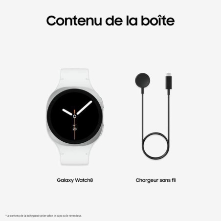 Smartwatch Samsung Watch8 Bianco Argentato 1,3" 40 mm