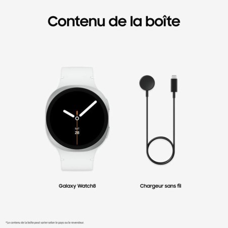 Smartwatch Samsung Galaxy Watch8 Silberfarben 1,5'' Ø 44 mm