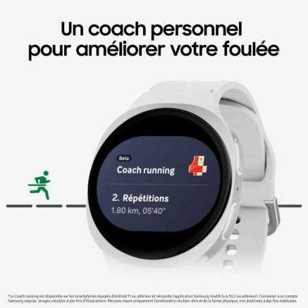 Montre intelligente Samsung Watch8 Noir Graphite 1,3" 40 mm 2