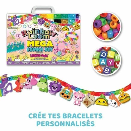 Kit per Creare Braccialetti e Collane Bandai Rainbow Moon Mega Combo s