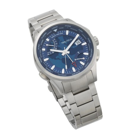 Horloge Heren Nautica SHANGHAI - WORLDTIMER (Ø 44 mm)