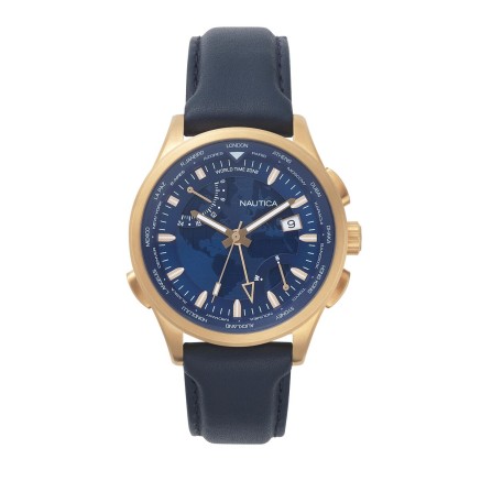 Horloge Heren Nautica SHANGHAI - WORLDTIMER (Ø 44 mm)